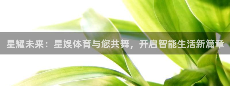 星耀未来：星娱体育与您共舞，开启智能生活新篇章